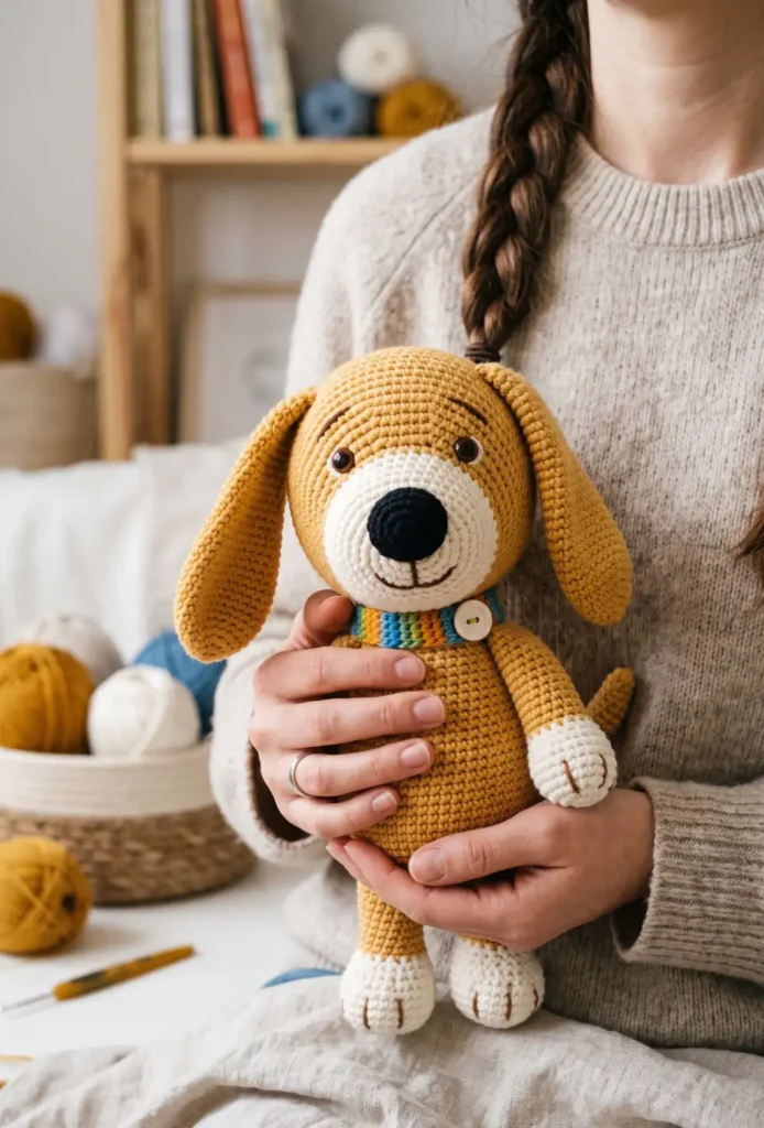 15. Crochet Baby Dog Toy Pattern