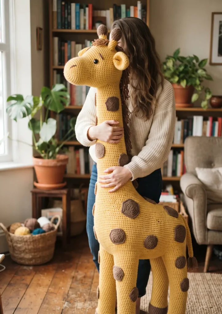 15. Large Crochet Giraffe Pattern