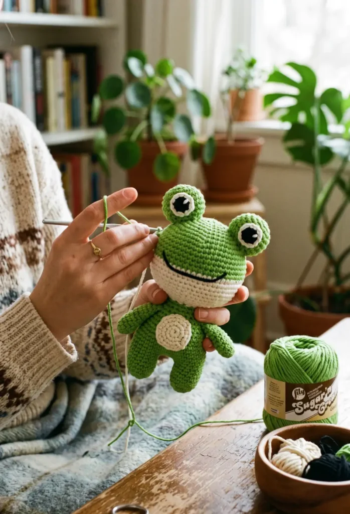 18. Crochet Baby Frog Toy Pattern