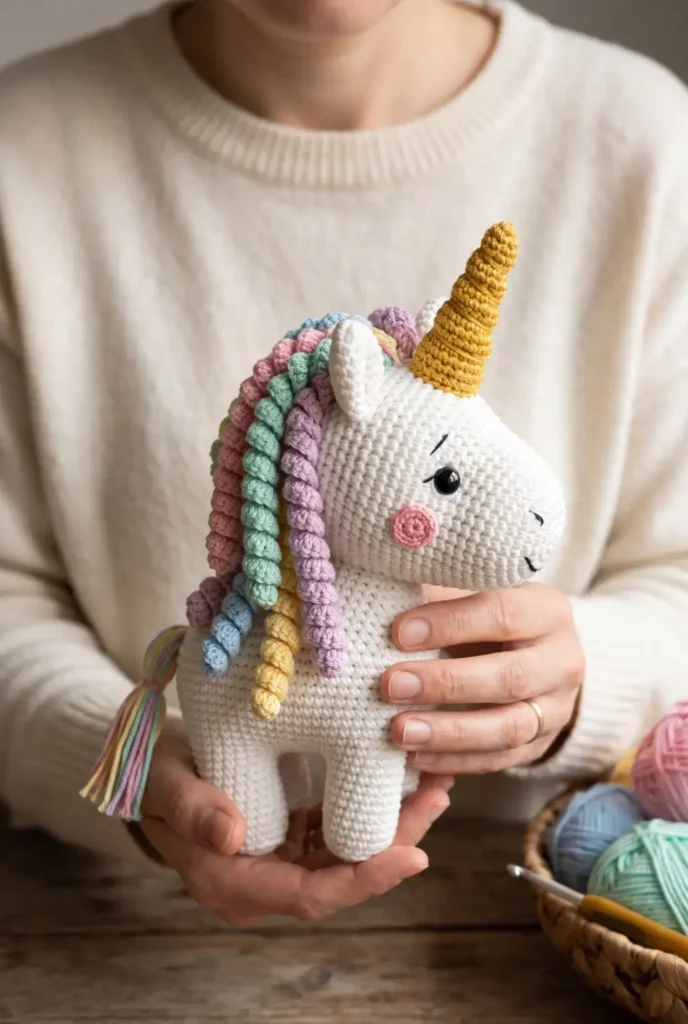 19. Crochet Baby Unicorn Toy Pattern