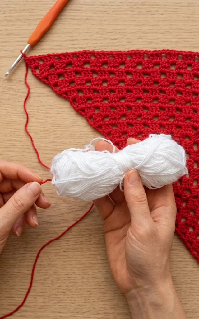 Crochet Christmas Dog Bandana Tutorial