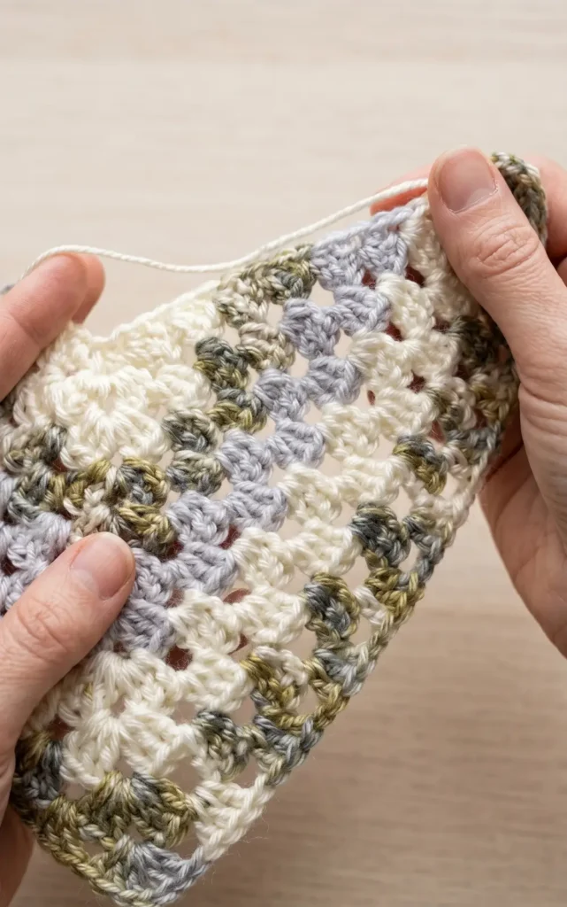 Crochet Granny Stitch Dog Bandana