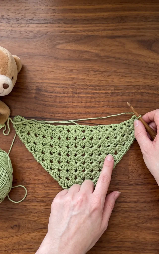 Easy Crochet Dog Bandana Step by Step Tutoria