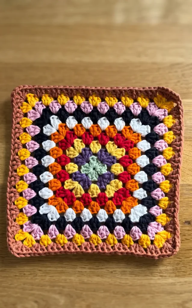Granny Square Beach Bag