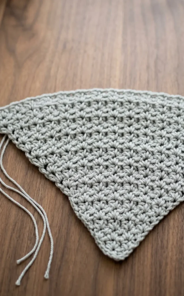 V Stitch Pet Bandana Crochet Tutorial