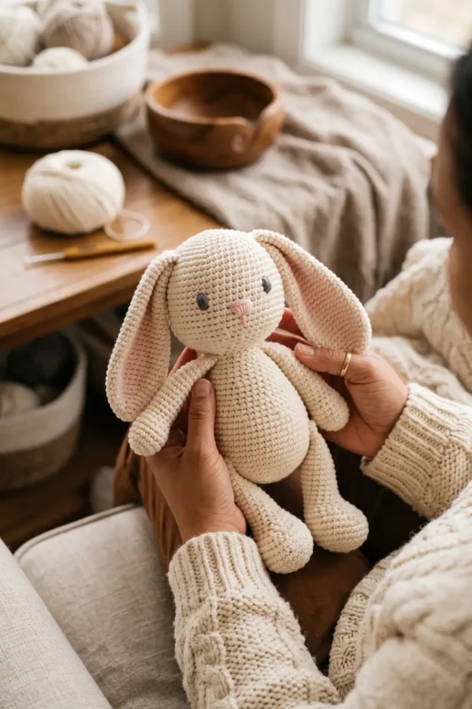 2. Crochet Baby Bunny Toy Pattern