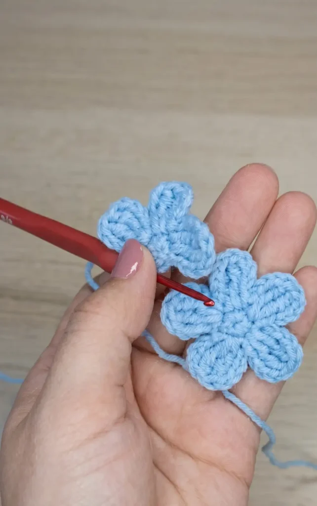 Crochet Forget Me Not Flower