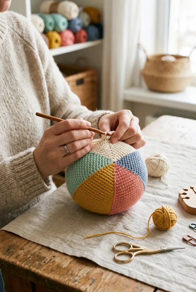 22. Crochet Baby Ball Toy Pattern