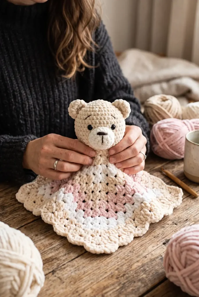 28. Crochet Baby Lovey Toy Pattern