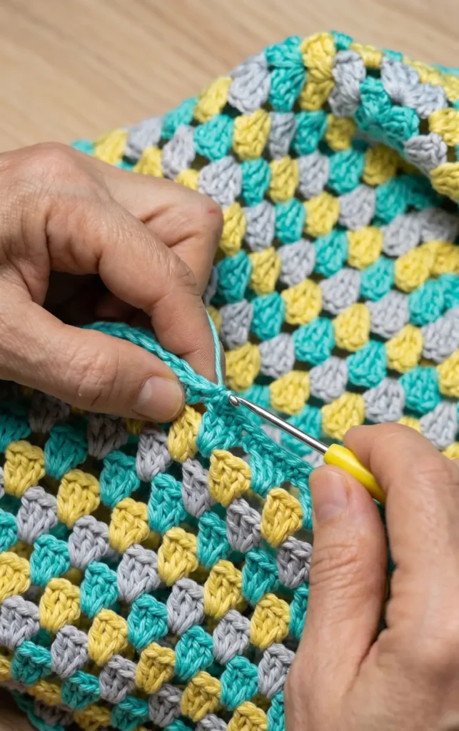Granny Square Crochet Bag