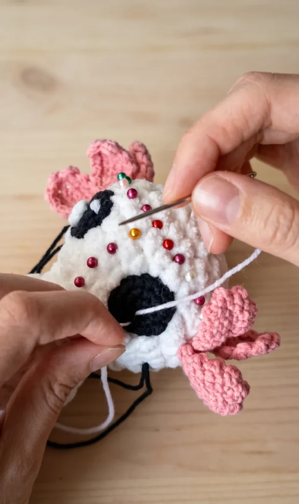  Axolotl Fluffy Yarn Crochet Tutorial