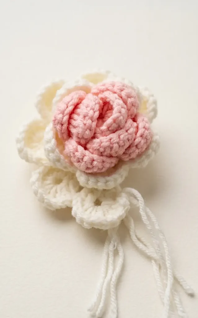 Crochet Rose Flower Bouquet Pattern