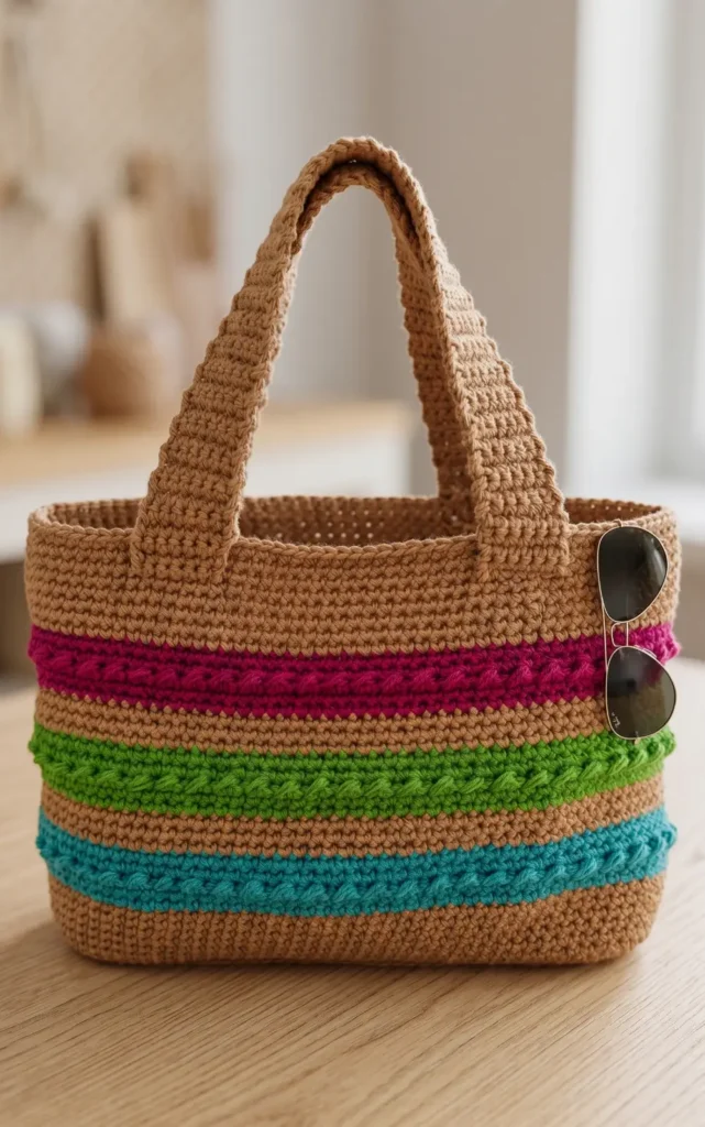 Crochet Beach Bag Pattern 
