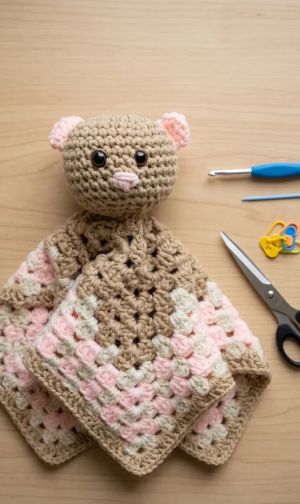 Bear Crochet Lovey Pattern