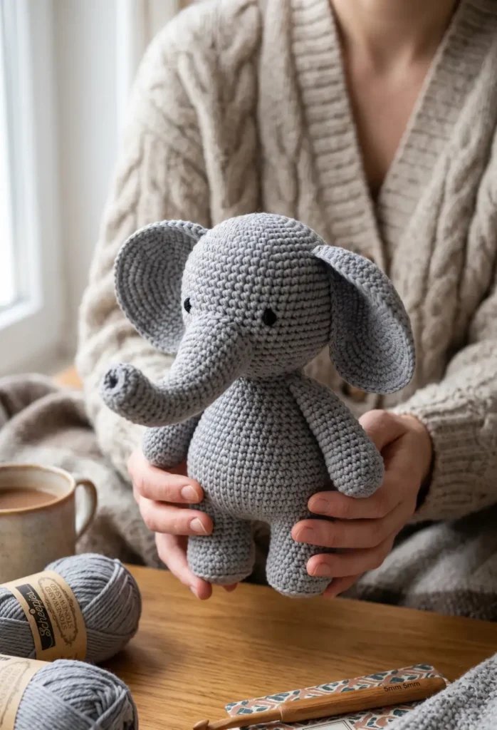 4. Crochet Baby Elephant Toy Pattern