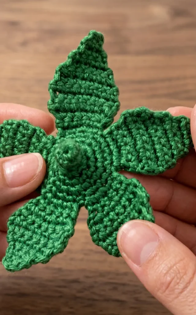 Crochet Closed Rose Pattern