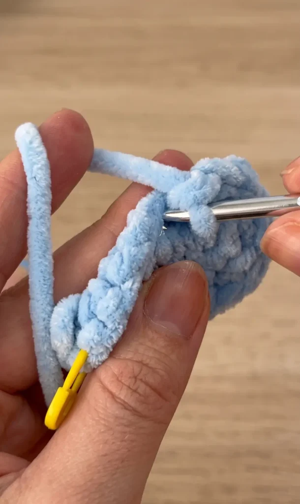 Crochet HIPPO lovey snuggler