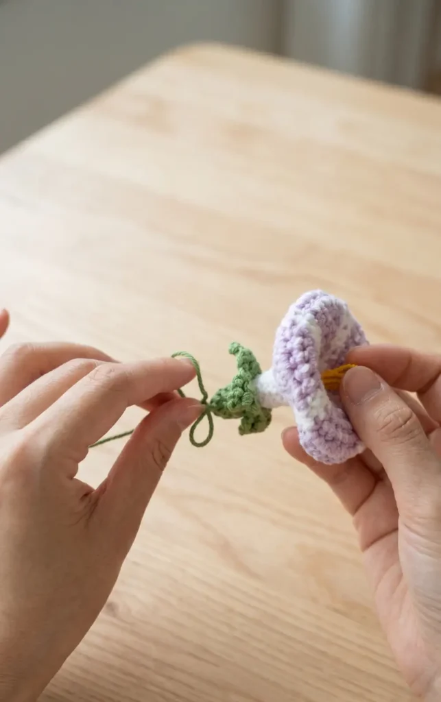 Crochet Morning Glory Flower