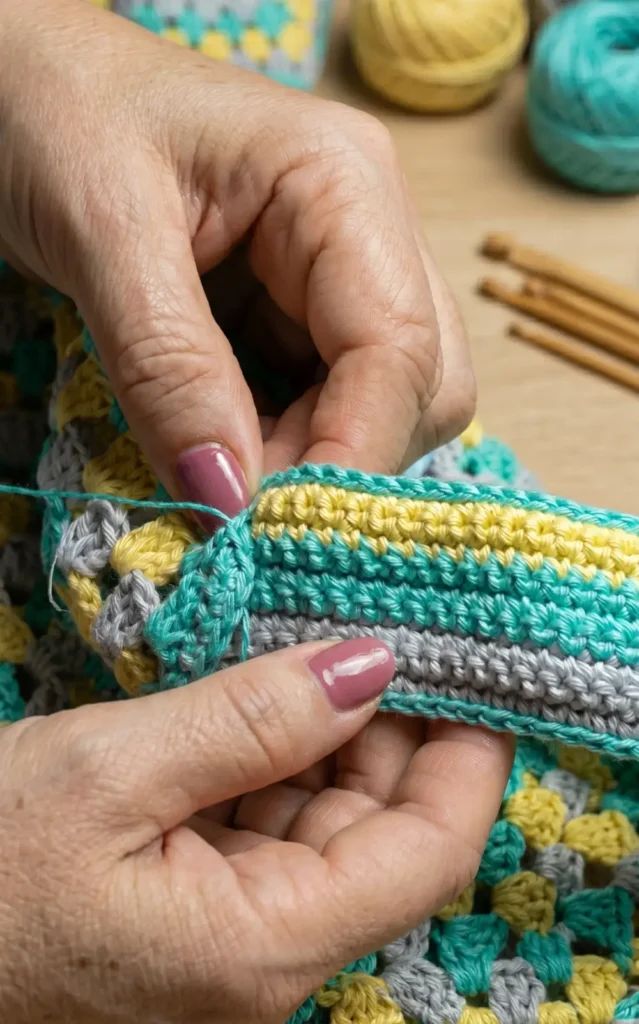 Granny Square Crochet Bag