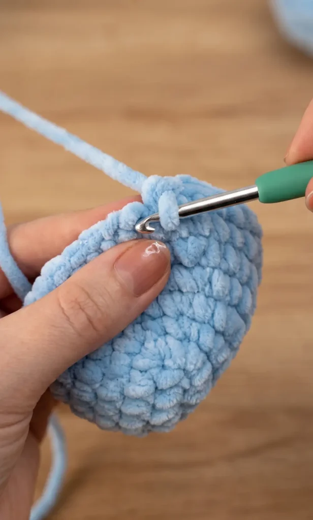 Crochet HIPPO lovey snuggler