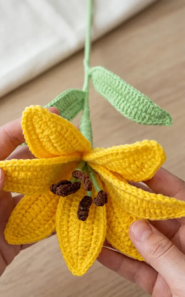 Crochet Lily Flower Pattern