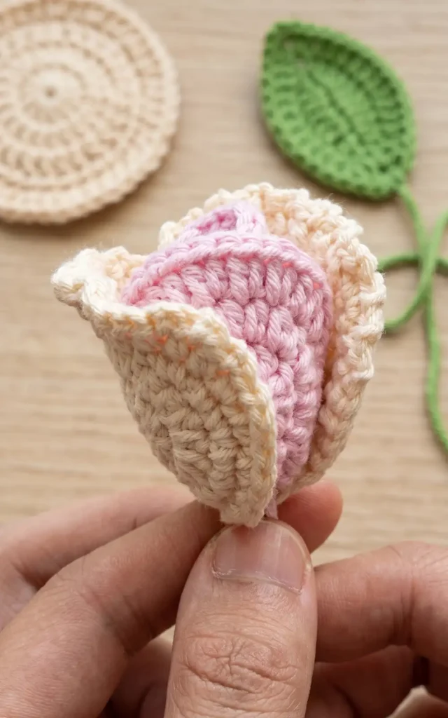 Crochet Rose Bouquet Pattern