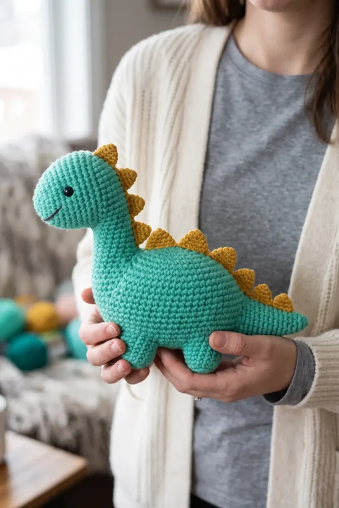6. Crochet Baby Dinosaur Toy Pattern