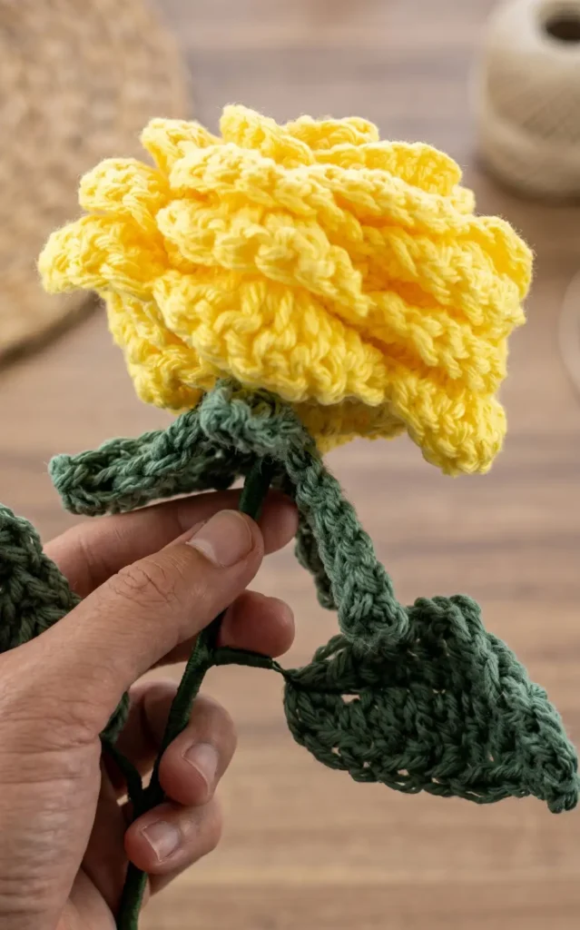 Crochet Beginner Easy Fiower Pattern