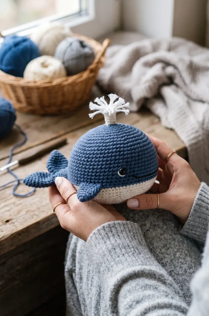 8. Crochet Baby Whale Toy Pattern