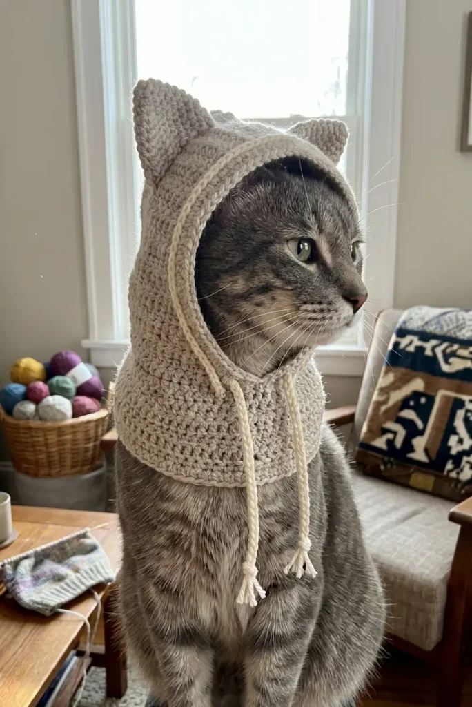 Beginner-Friendly Cat Hoodie Design