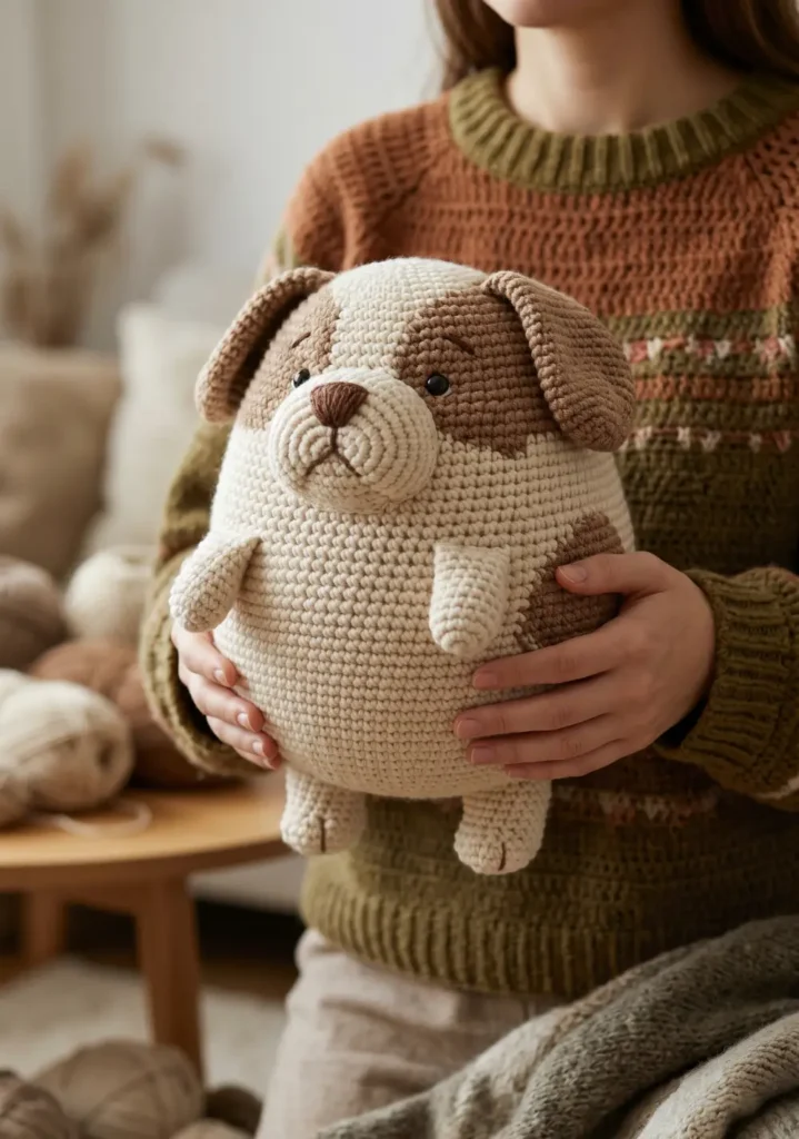 Chubby Puppy Amigurumi Pattern