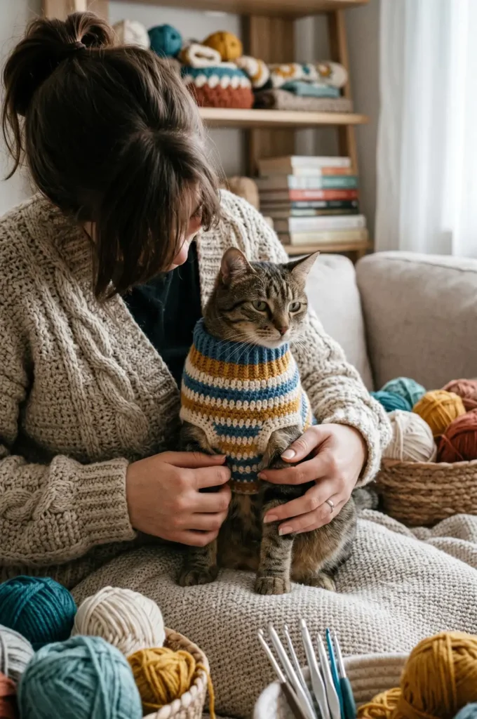 Cozy Crochet Cat Sweater Pattern