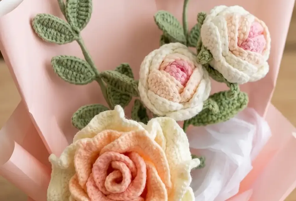 Crochet Flower Bouquet Free Patterns