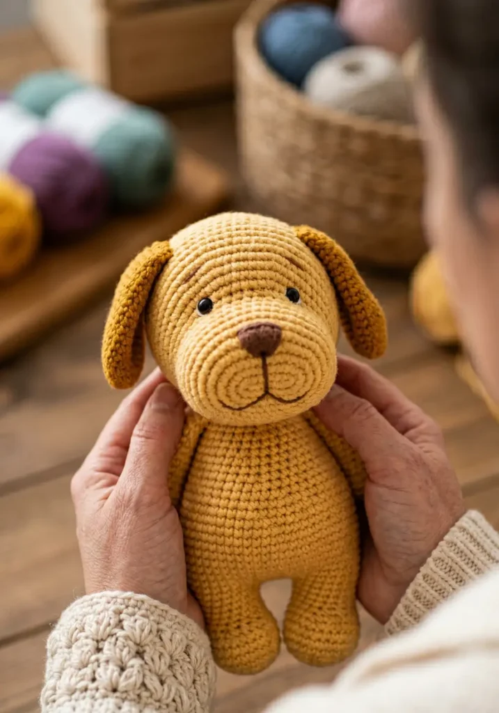 Crochet Labrador Puppy Plushie