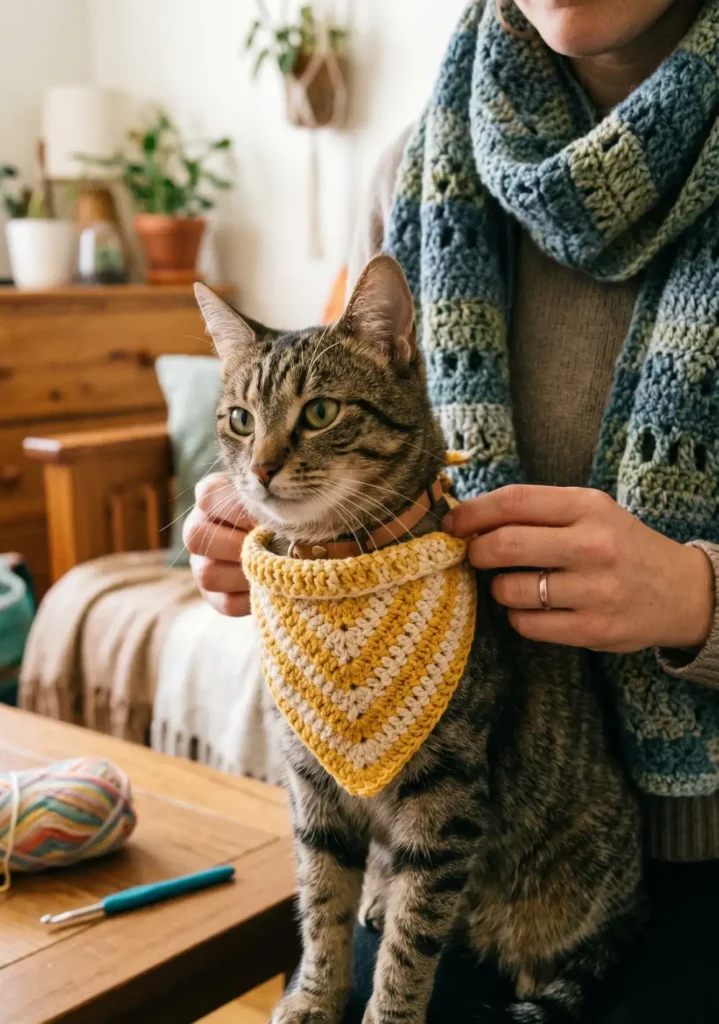 Crochet Pet Bandana for Beginners