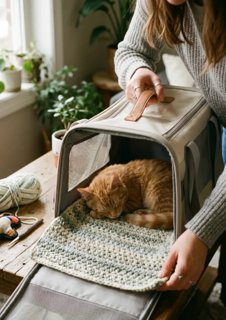 Crochet Pet Carrier Mat Pattern