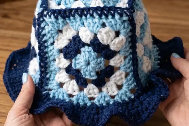 Crochet a Granny Square Bucket Hat