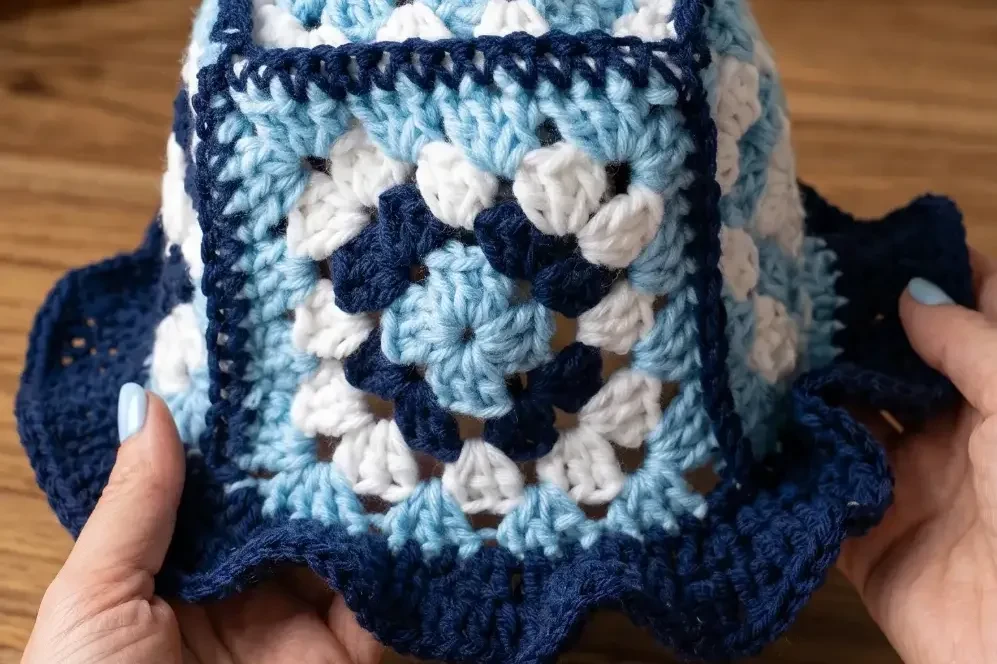 Crochet a Granny Square Bucket Hat