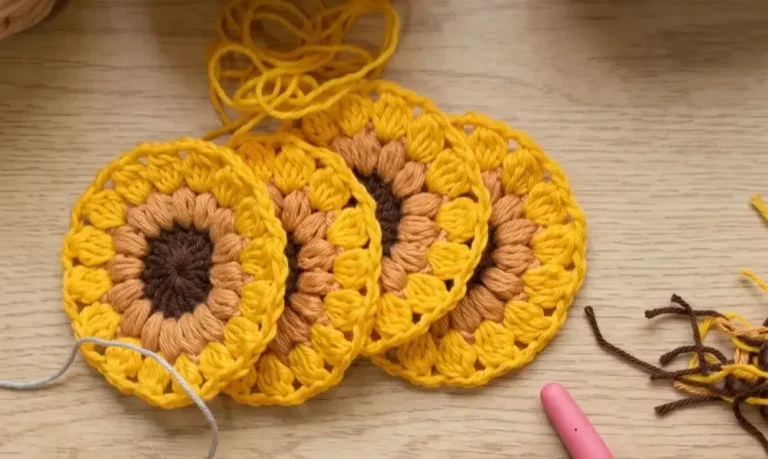 How to Crochet a Sunflower Bucket Hat