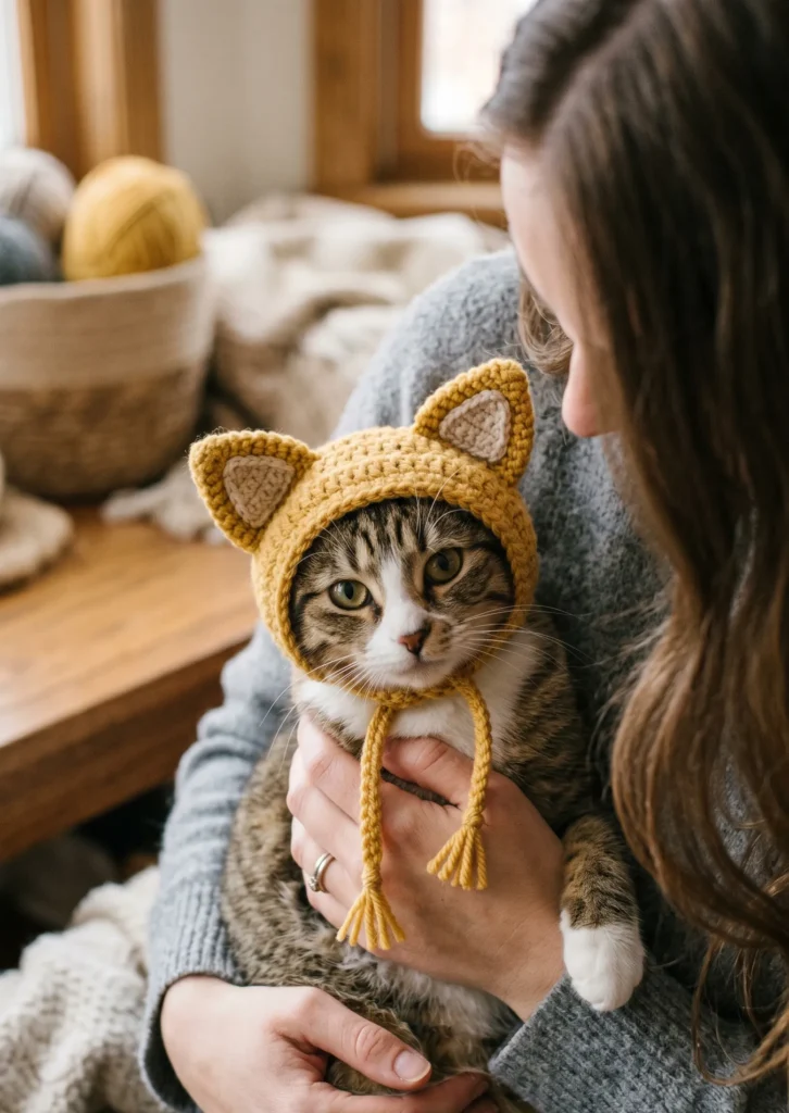 Cute Cat Ear Hat for Pets