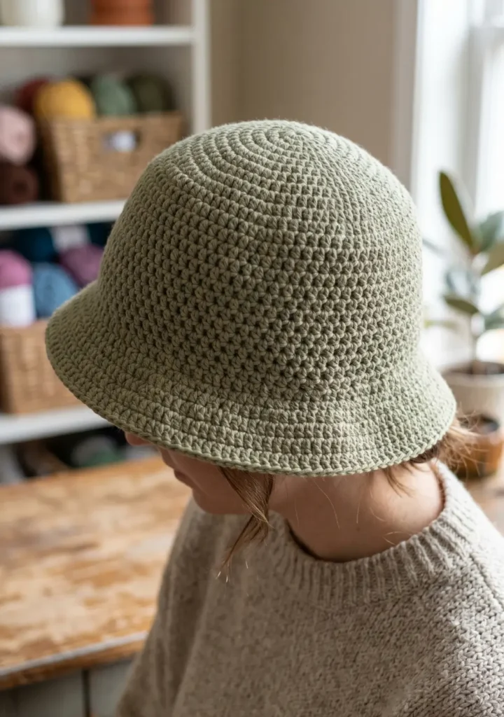 Easy Beginner Crochet Bucket Hat