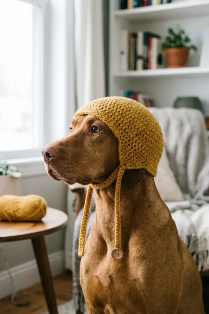 Easy Pet Hat Crochet Pattern