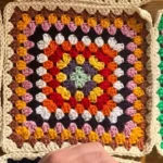 Granny Square Crochet Beach Bag