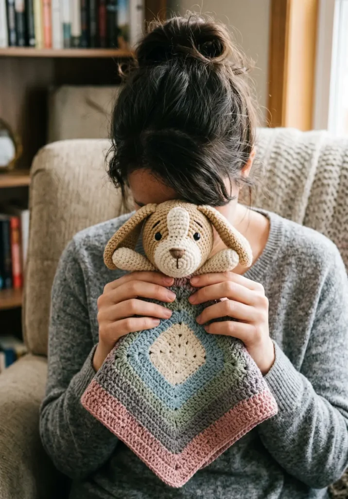 Puppy Lovey Crochet Pattern Idea