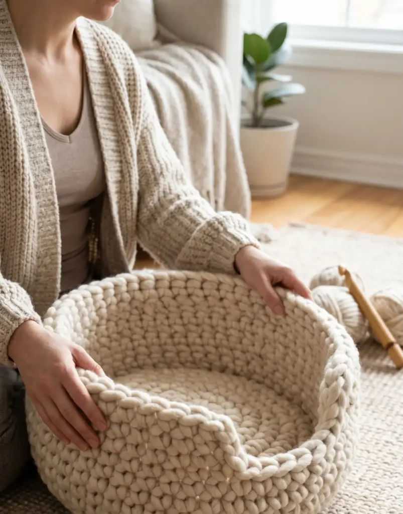 Soft Pet Bed Crochet Pattern