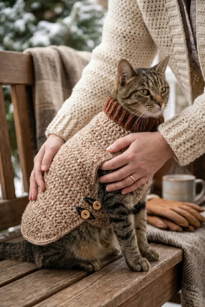 Warm Winter Jacket for Cats