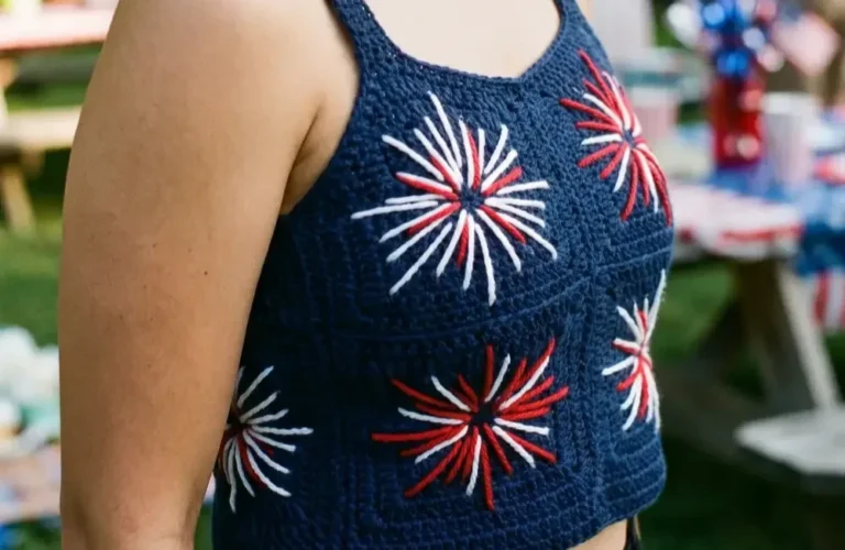 fourth of July Crochet Top Free Patterns