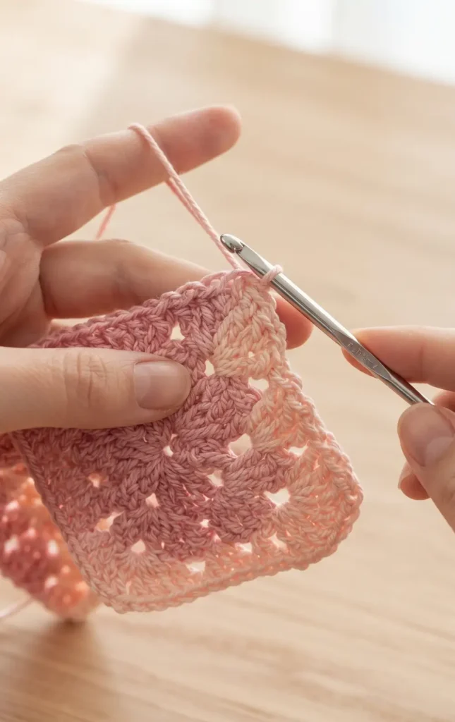 Crochet Granny Hexagon Cardigan