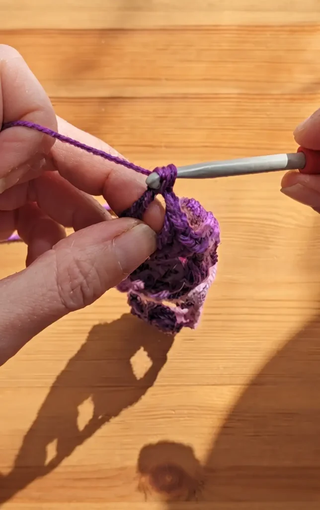 Crochet Granny Stitch Infinity Scarf