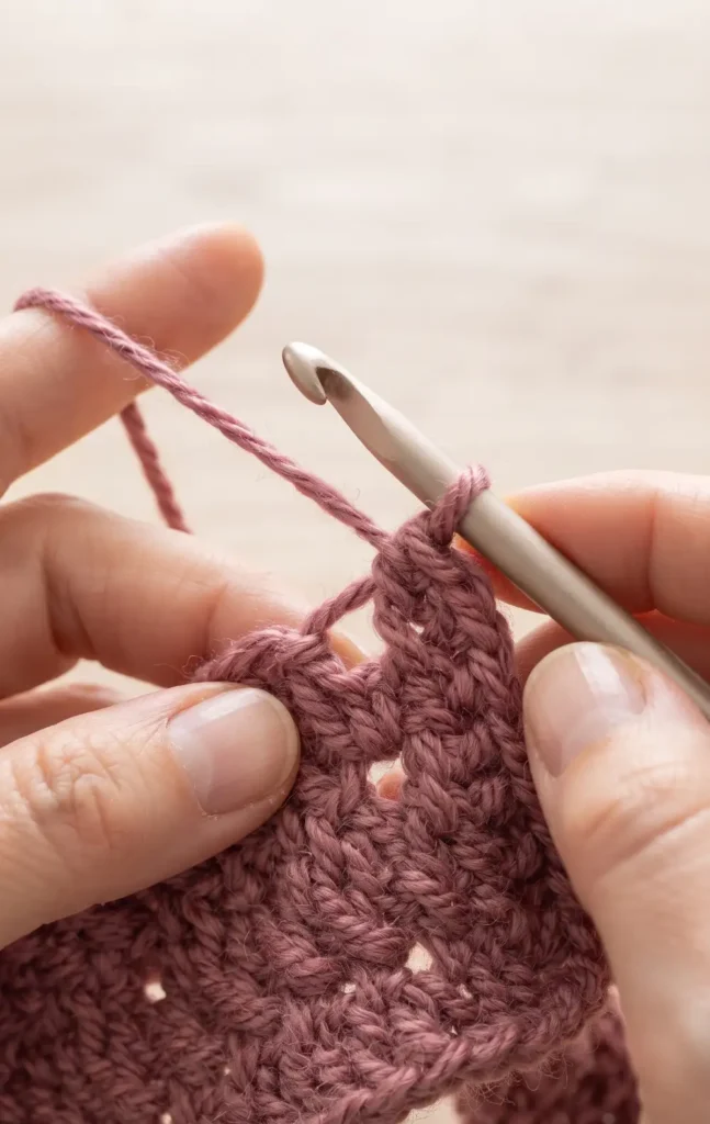 Crochet Granny Stripe Scarf Tutorial